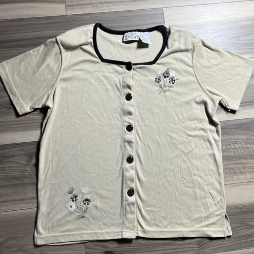 Jaclyn smith sport tan floral - jaclyn,