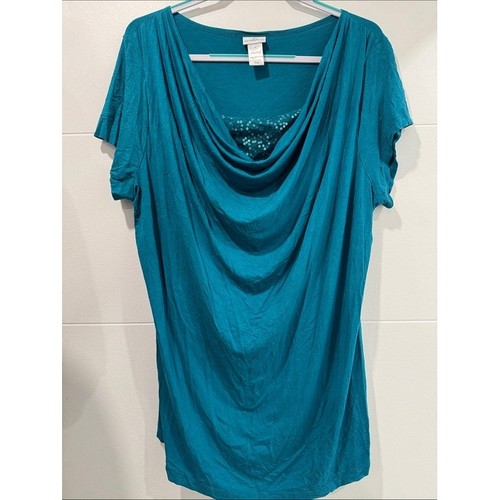 Jaclyn smith cowl neck - neck, top
